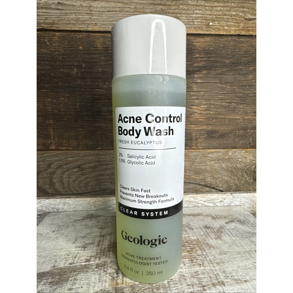 Geologie Acne Control Body Wash 8oz EXP 12/26 | MSRP =‎ $18